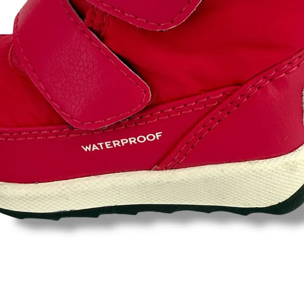 Sorel Whitney II Hot Pink Faux Fur Snow Boots Baby Girl Size 4 Waterproof